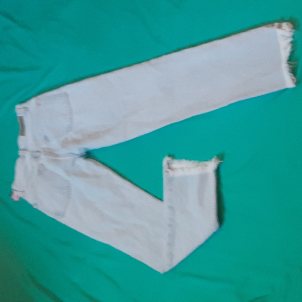 * CARMAR DISTRESSED BUTTON FLY JEANS SIZE 23 - Picture 14 of 14